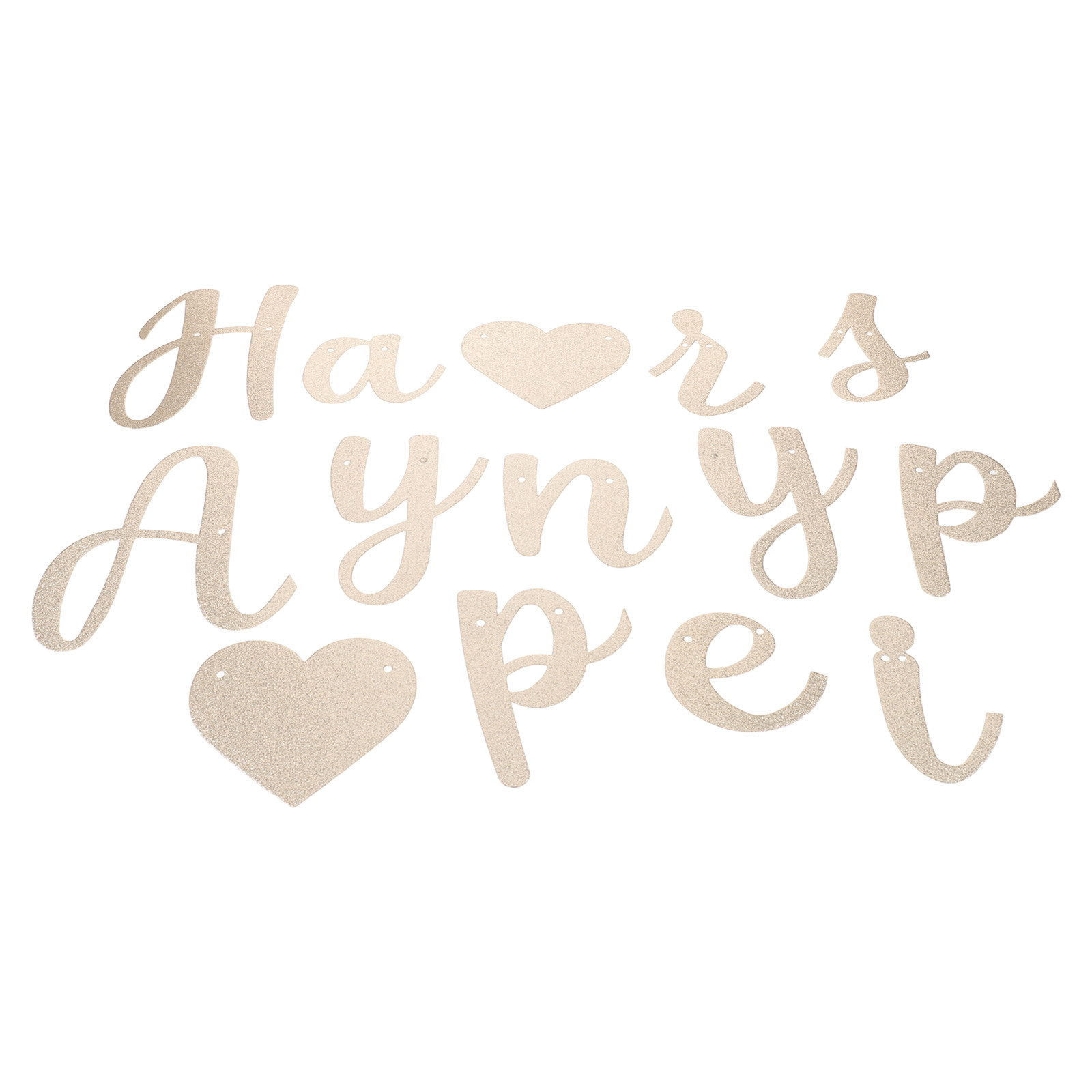 แบนเนอร์สุขสันต์วันครบรอบแต่งง - Party Banner Gold บทวิจารณ์และราคา