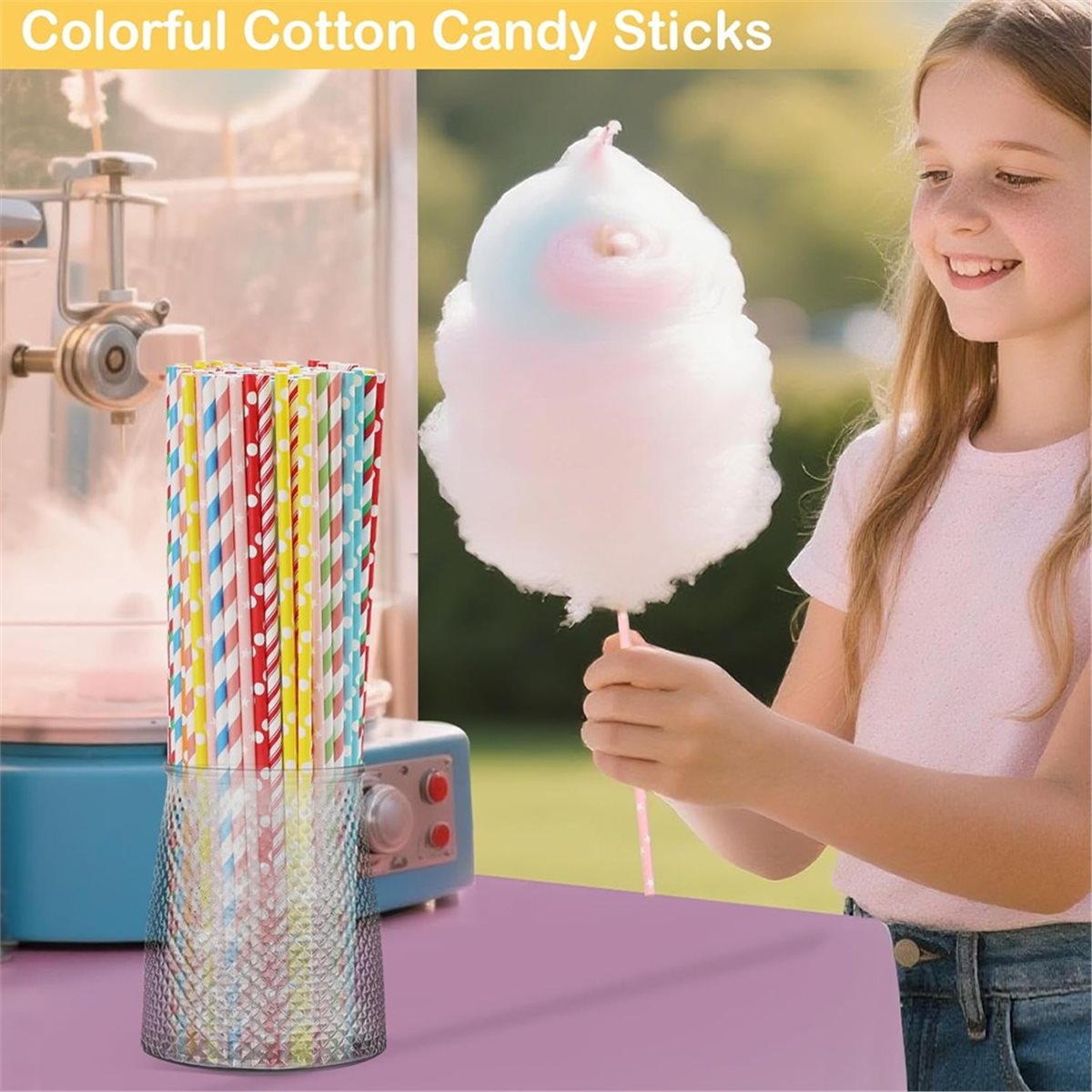ABZT 200 ชิ้น กรวยขนมสายไหม, แ - Cotton Candy Cone บทวิจารณ์และราคา