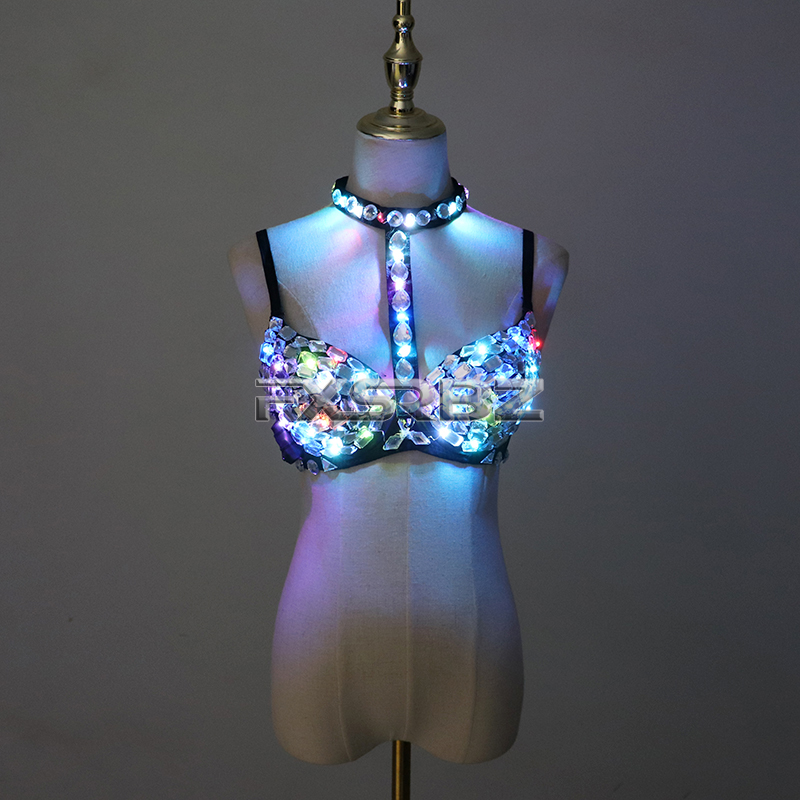 ไนท์คลับDsเซ็กซี่LED Braแฟลชที - Event Party Dj บทวิจารณ์และราคา