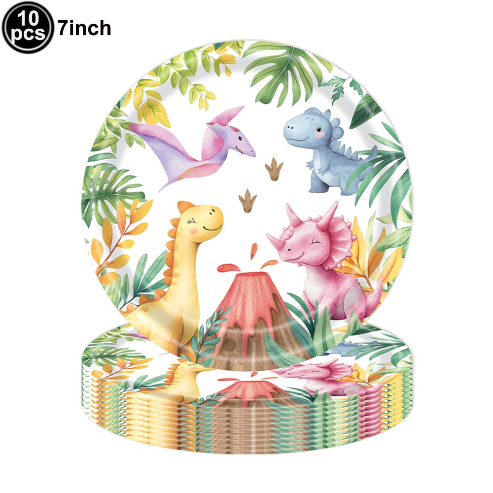 ไดโนเสาร์วันเกิดทิ้งบนโต๊ะอาหา - Table Cloth Disposable บทวิจารณ์และราคา