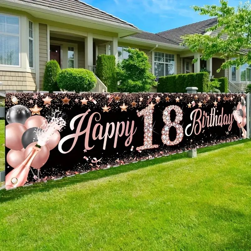 แบนเนอร์วันเกิดครบรอบ 18 ปี, ข - Party Banner Gold บทวิจารณ์และราคา