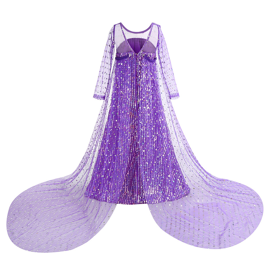 ชุดเดรสเอลซ่าสีม่วงสำหรับเด็กผ - Glitter Tablecloth บทวิจารณ์และราคา