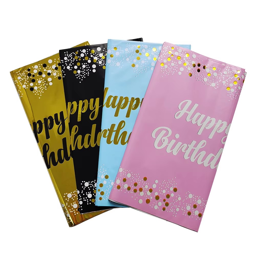 ผ้าปูโต๊ะแบบใช้แล้วทิ้งลายจุดด - Table Cloth Disposable บทวิจารณ์และราคา