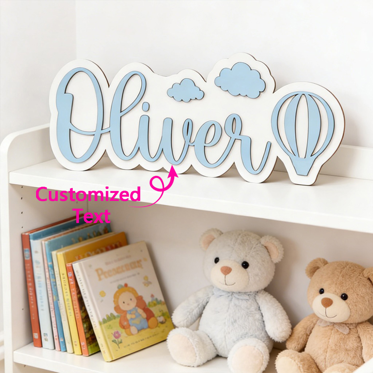 ป้ายชื่อห้องรูปบอลลูนลมร้อนและ - Supply Event บทวิจารณ์และราคา